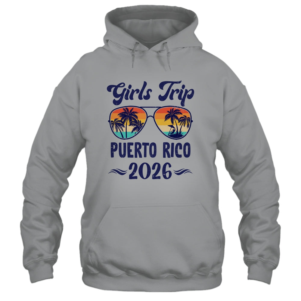 Puerto Rico Girls Trip Beach Vacation 2026 Matching Group Shirt & Tank Top | siriusteestore