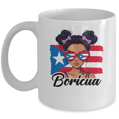 Puerto Rico Hispanic Heritage Messy Bun Puerto Rican Girls Mug | siriusteestore