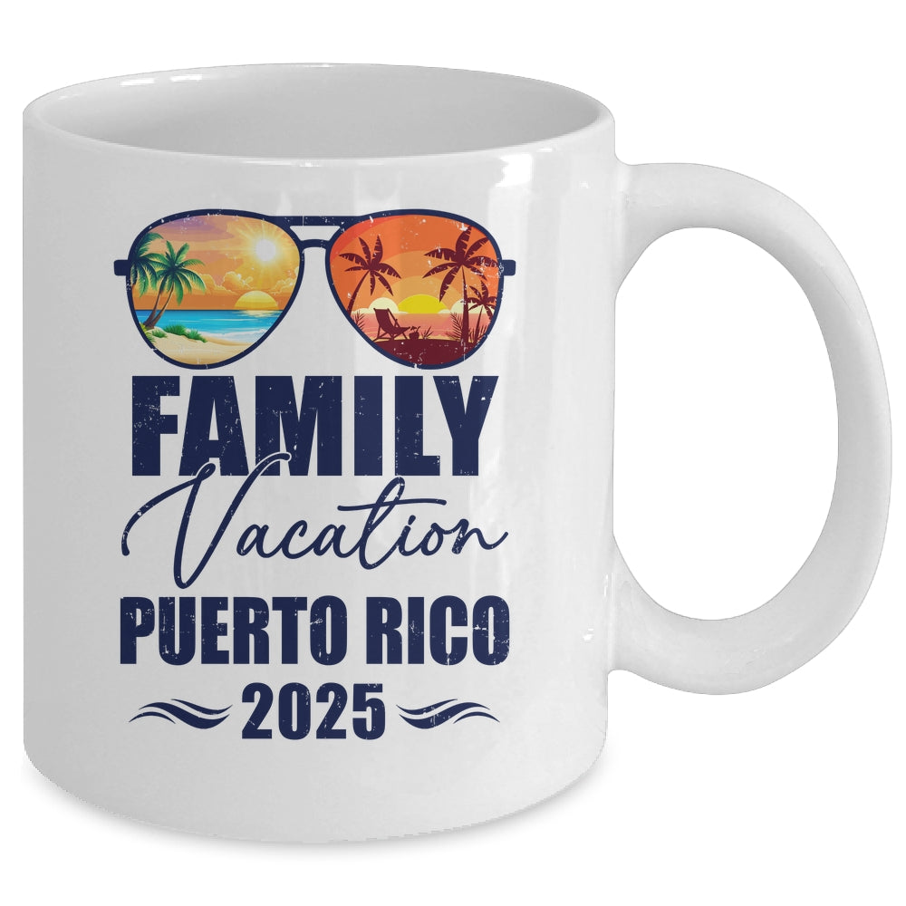 Puerto Rico Matching Family Vacation 2025 Making Memories Mug | siriusteestore
