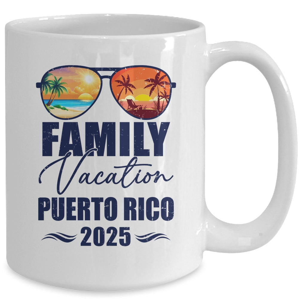 Puerto Rico Matching Family Vacation 2025 Making Memories Mug | siriusteestore