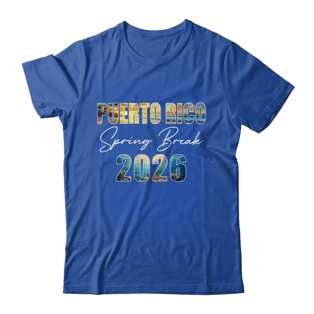 Puerto Rico Spring Break 2026 Summer Vacation Beach Shirt & Tank Top | siriusteestore