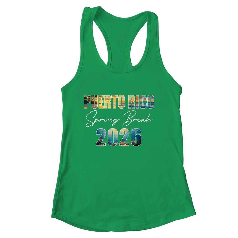 Puerto Rico Spring Break 2026 Summer Vacation Beach Shirt & Tank Top | siriusteestore