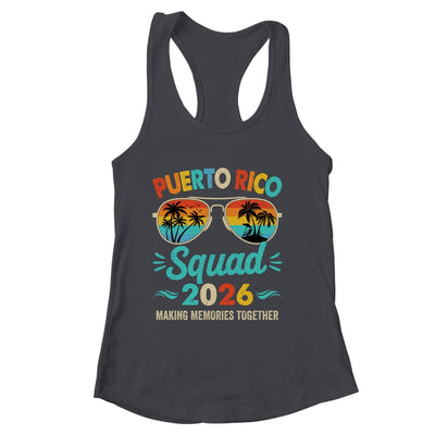 Puerto Rico Squad 2026 Vacation Friends Family Matching Group Shirt & Tank Top | siriusteestore