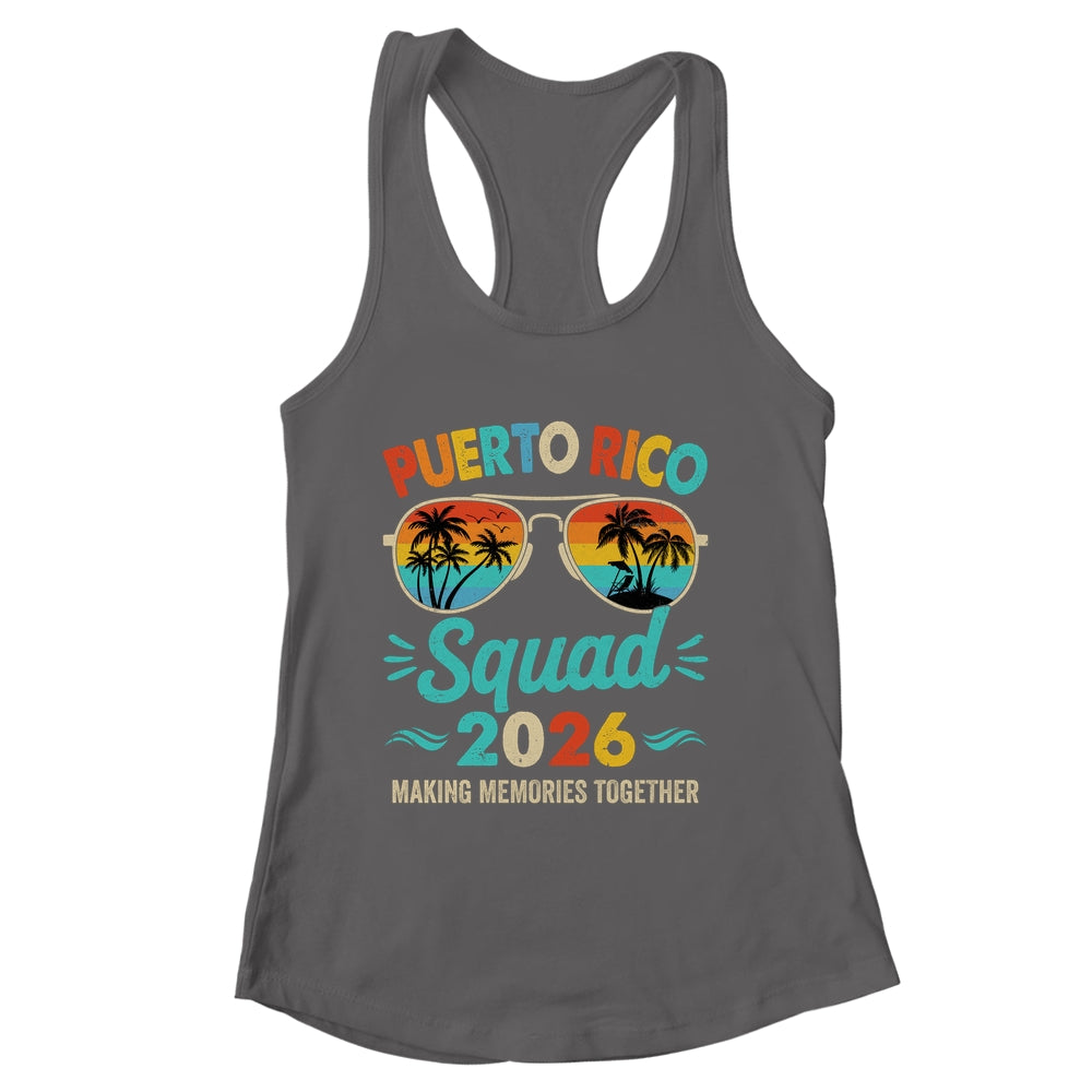 Puerto Rico Squad 2026 Vacation Friends Family Matching Group Shirt & Tank Top | siriusteestore