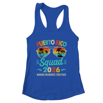 Puerto Rico Squad 2026 Vacation Friends Family Matching Group Shirt & Tank Top | siriusteestore