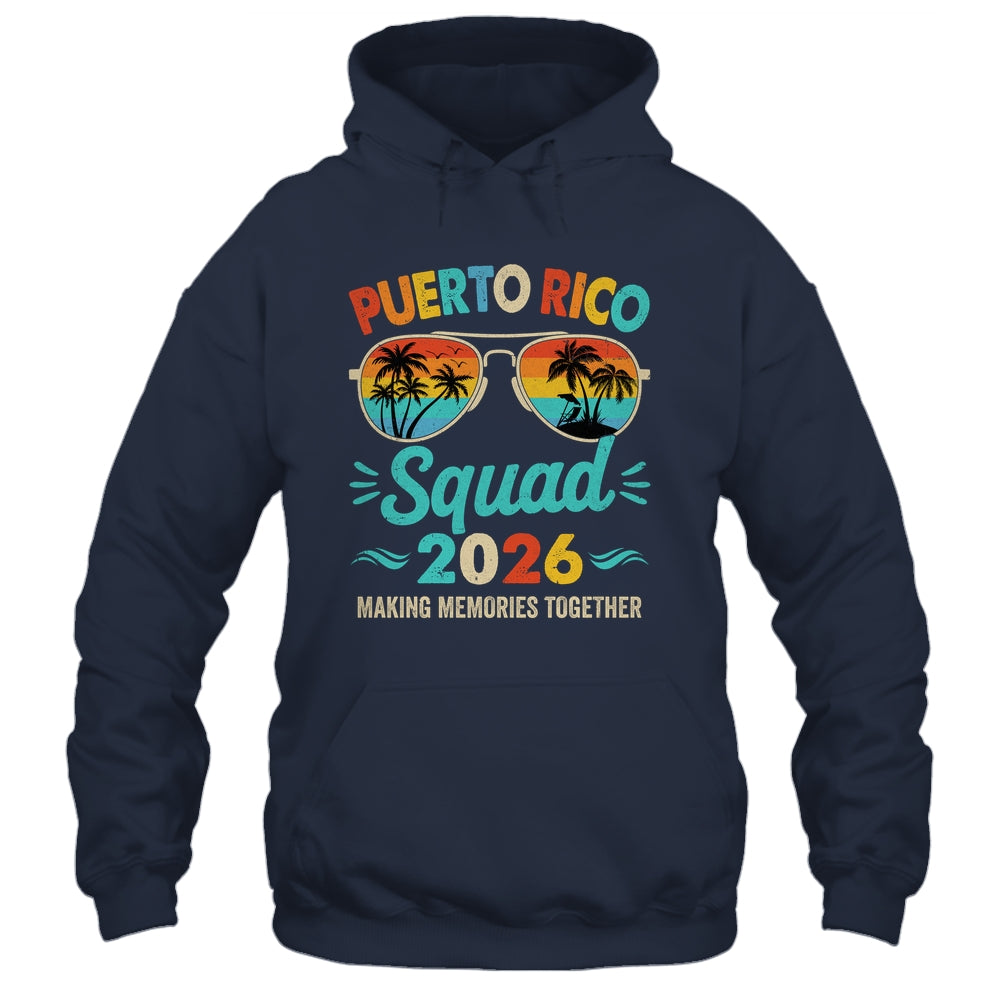 Puerto Rico Squad 2026 Vacation Friends Family Matching Group Shirt & Tank Top | siriusteestore