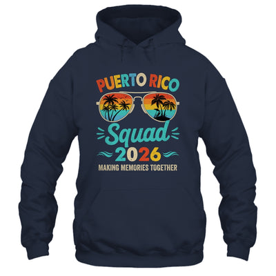 Puerto Rico Squad 2026 Vacation Friends Family Matching Group Shirt & Tank Top | siriusteestore