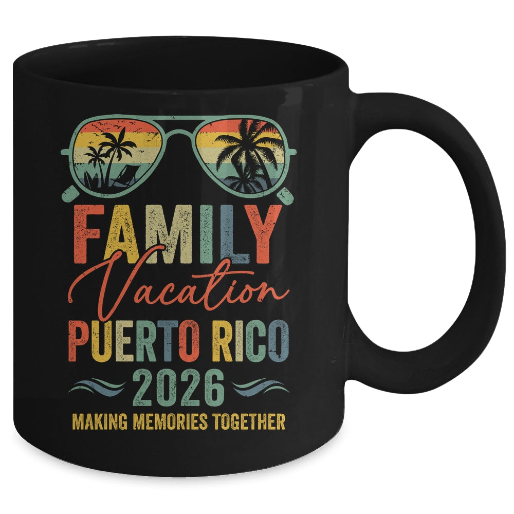 Puerto Rico Vacation 2026 Matching Family Group Summer Mug | siriusteestore