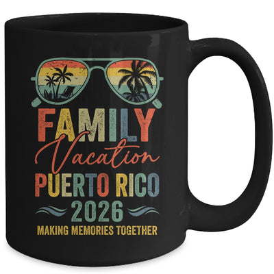 Puerto Rico Vacation 2026 Matching Family Group Summer Mug | siriusteestore