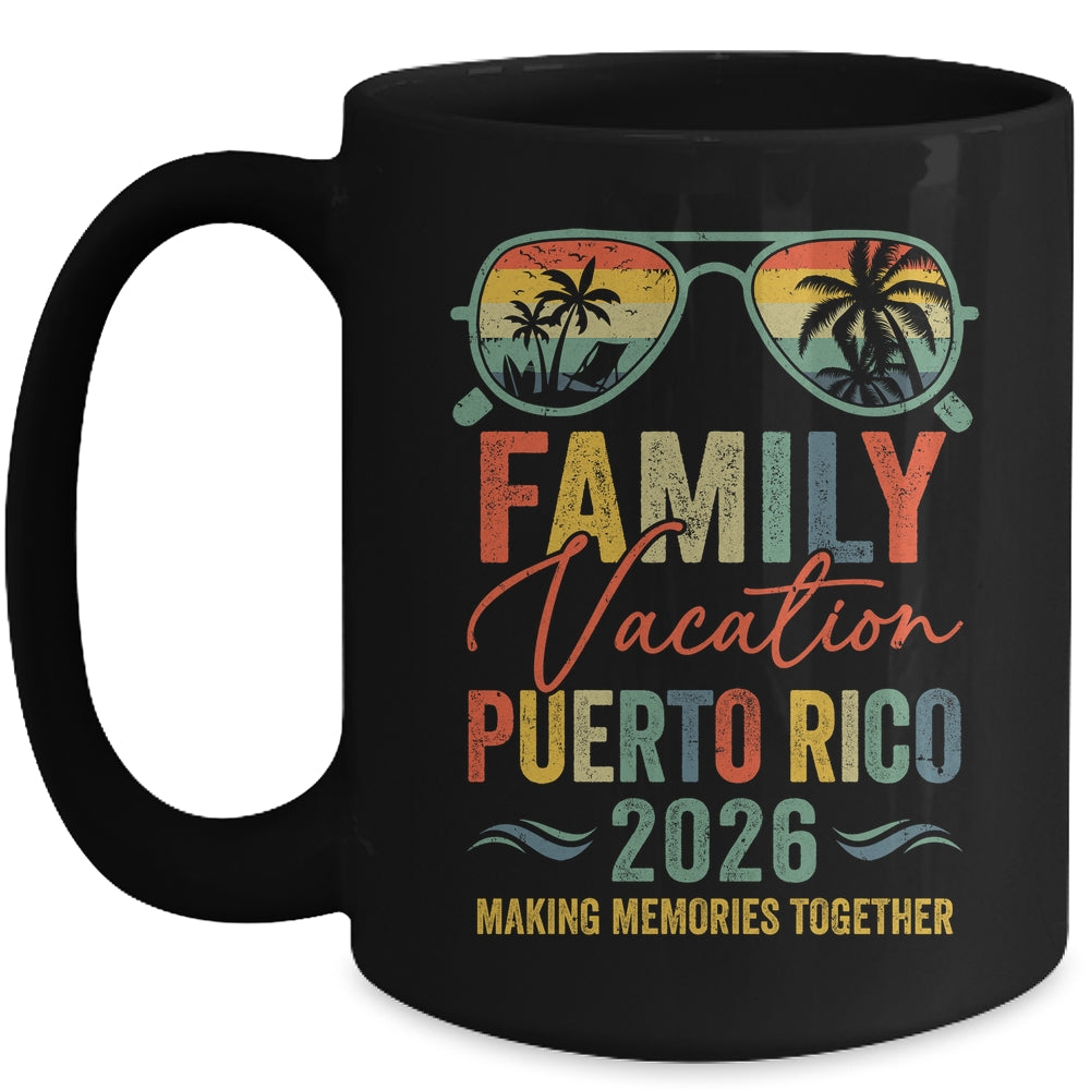 Puerto Rico Vacation 2026 Matching Family Group Summer Mug | siriusteestore