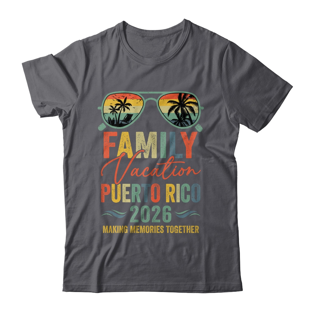 Puerto Rico Vacation 2026 Matching Family Group Summer Shirt & Tank Top | siriusteestore
