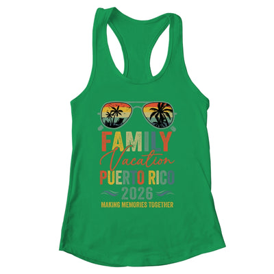 Puerto Rico Vacation 2026 Matching Family Group Summer Shirt & Tank Top | siriusteestore