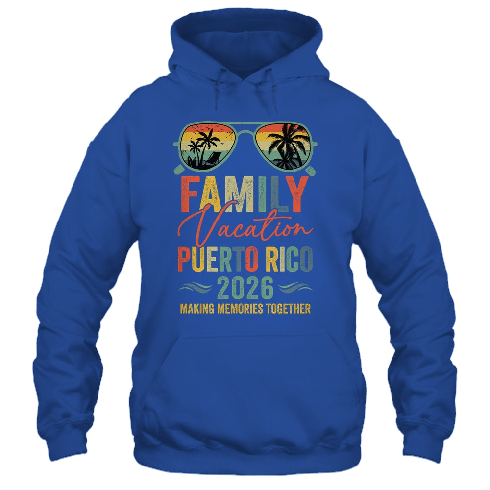 Puerto Rico Vacation 2026 Matching Family Group Summer Shirt & Tank Top | siriusteestore