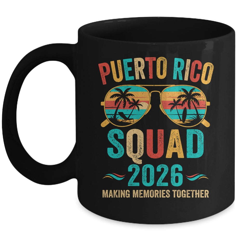 Puerto Rico Vacation Squad 2026 Family Matching Vintage Mug | siriusteestore