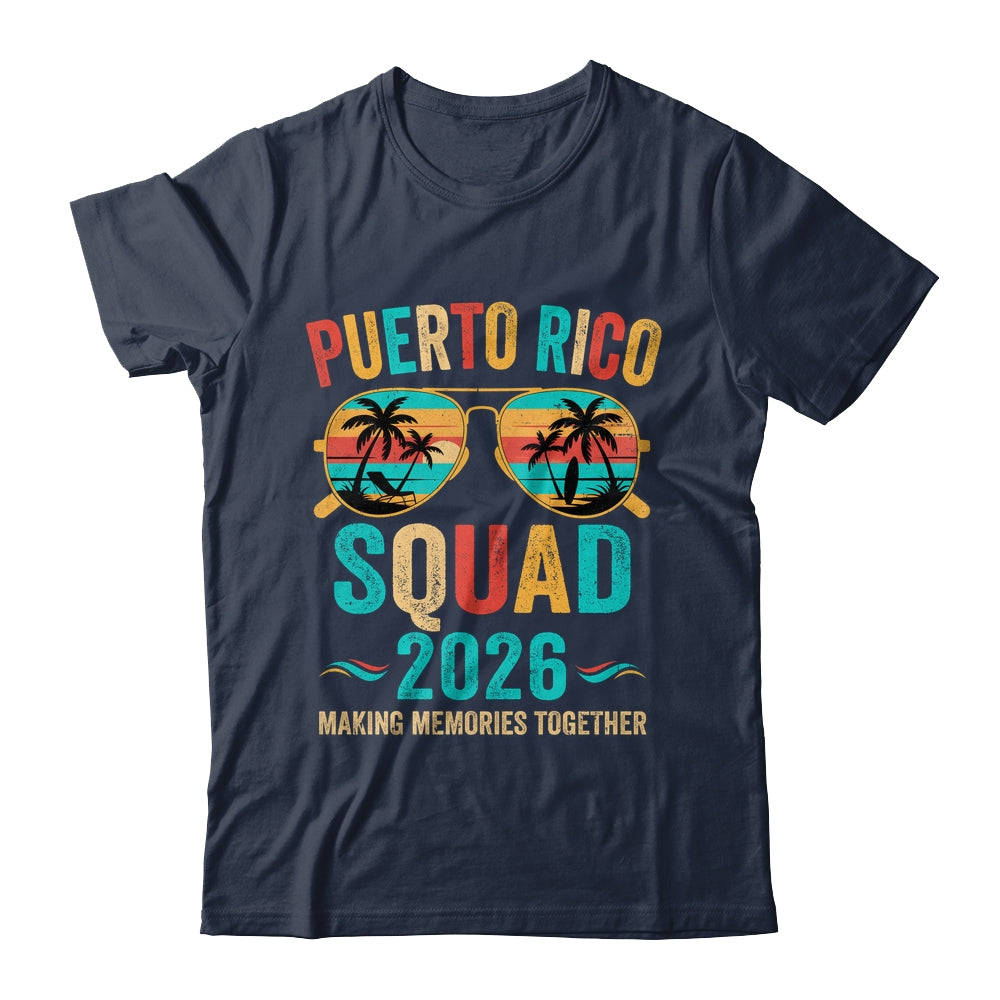 Puerto Rico Vacation Squad 2026 Family Matching Vintage Shirt & Tank Top | siriusteestore