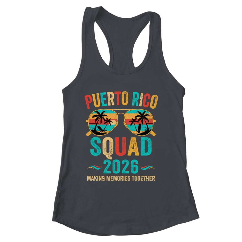 Puerto Rico Vacation Squad 2026 Family Matching Vintage Shirt & Tank Top | siriusteestore