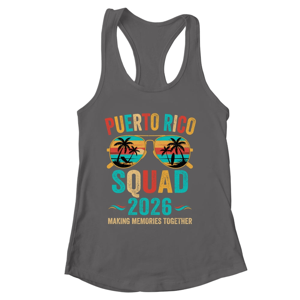 Puerto Rico Vacation Squad 2026 Family Matching Vintage Shirt & Tank Top | siriusteestore