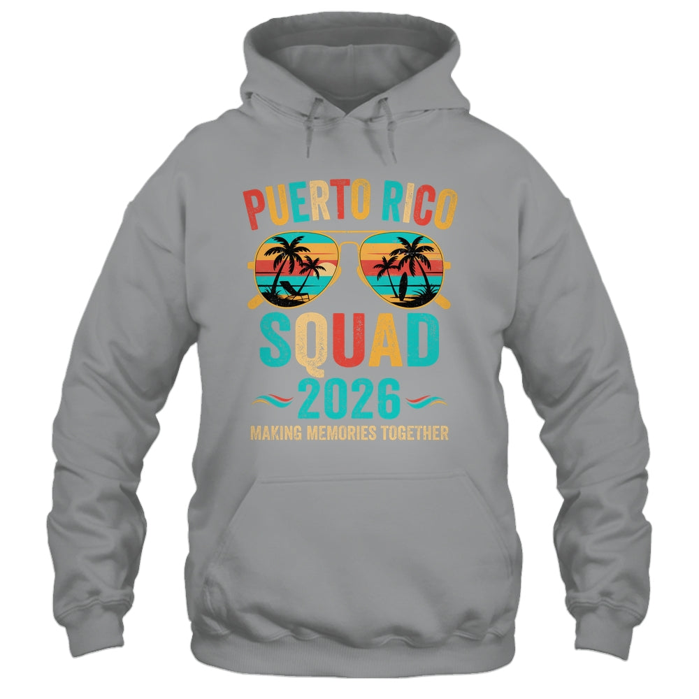 Puerto Rico Vacation Squad 2026 Family Matching Vintage Shirt & Tank Top | siriusteestore