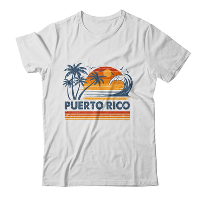 Puerto Rico Vacation Sunset Cute 70s Vintage Retro Beach Shirt & Tank Top | siriusteestore