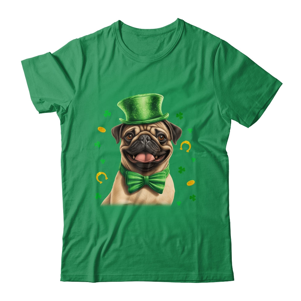 Pug St Patricks Day Leprechaun Shamrock Irish Shirt & Hoodie | siriusteestore