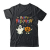 Pumpkin Ghost Happy Halloween Retro Groovy Vintage Women Shirt & Hoodie | siriusteestore