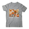 Pumpkin Season Coquette Fall Autumn Sunflower Floral Leopard Shirt & Sweatshirt | siriusteestore