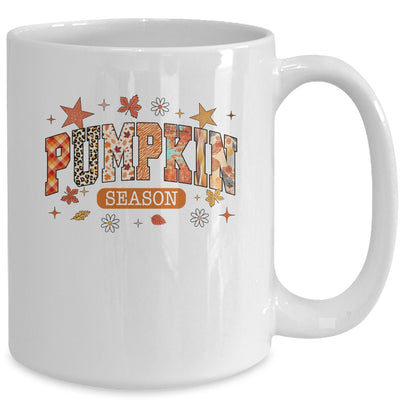 Pumpkin Season Fall Retro Preppy Pumpkin Halloween Spooky Mug | siriusteestore