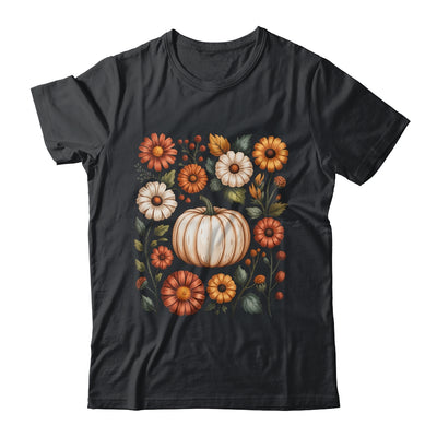 Pumpkin Season Wildflower Thanksgiving Autumn Fall Leaves Shirt & Sweatshirt | siriusteestore