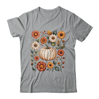 Pumpkin Season Wildflower Thanksgiving Autumn Fall Leaves Shirt & Sweatshirt | siriusteestore