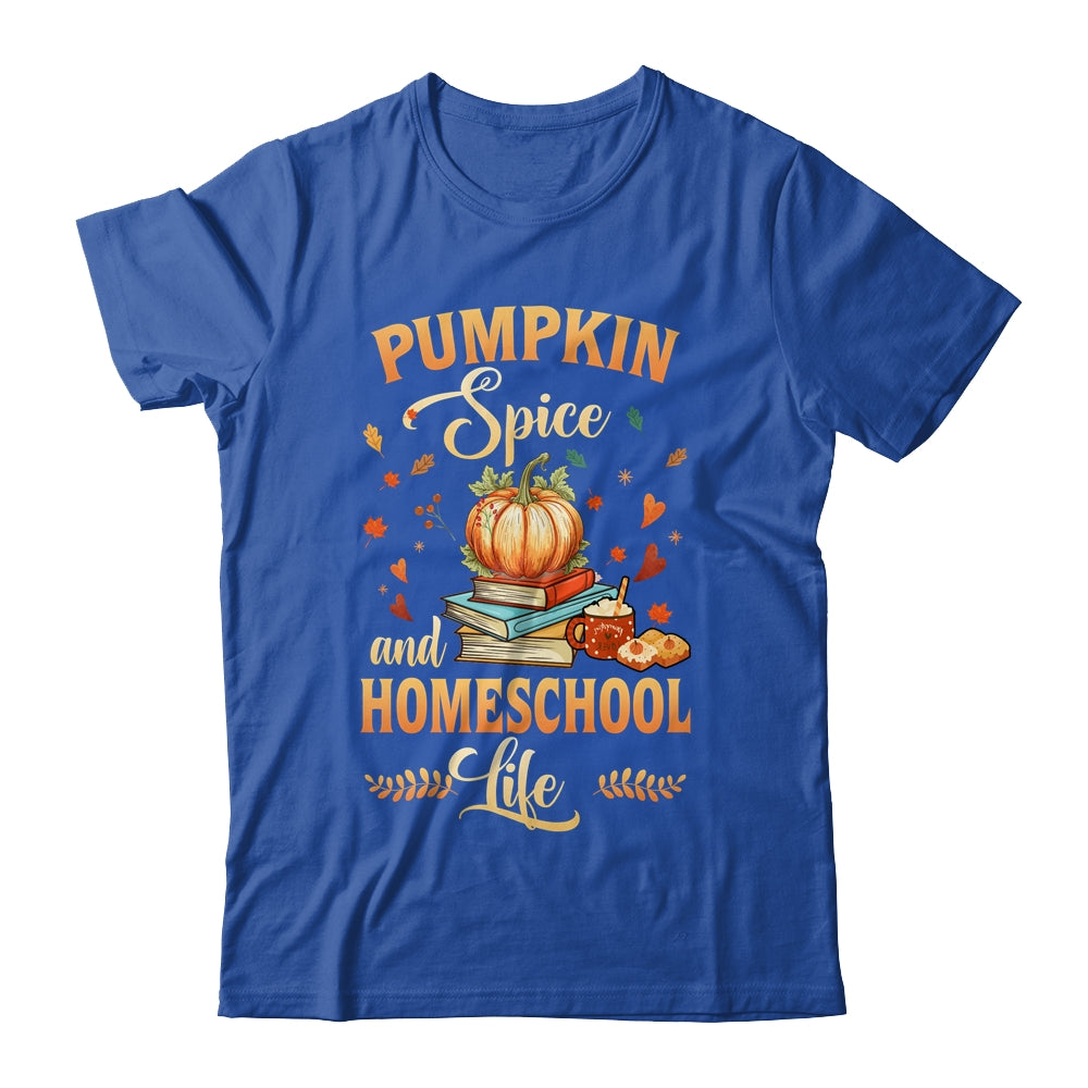 Pumpkin Spice And Homeschool Life Funny Homeschooler Shirt & Tank Top | siriusteestore