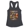 Pumpkin Spice And Homeschool Life Funny Homeschooler Groovy Shirt & Tank Top | siriusteestore