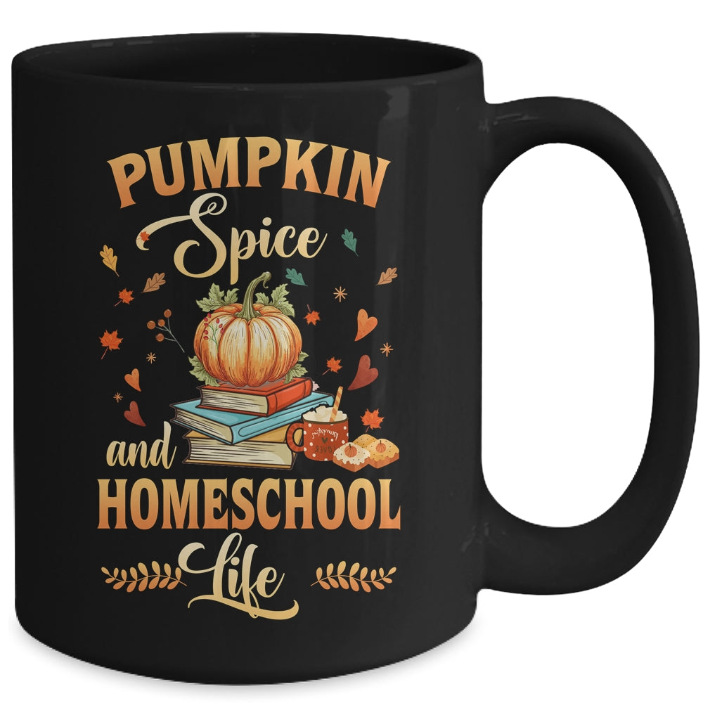 Pumpkin Spice And Homeschool Life Funny Homeschooler Mug | siriusteestore