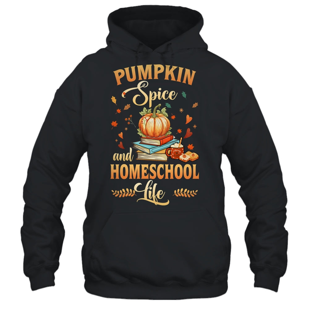 Pumpkin Spice And Homeschool Life Funny Homeschooler Shirt & Tank Top | siriusteestore