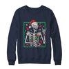 Punk Rock Skeleton Santa Hat Cool Rocker Christmas Men Women Shirt & Sweatshirt | siriusteestore