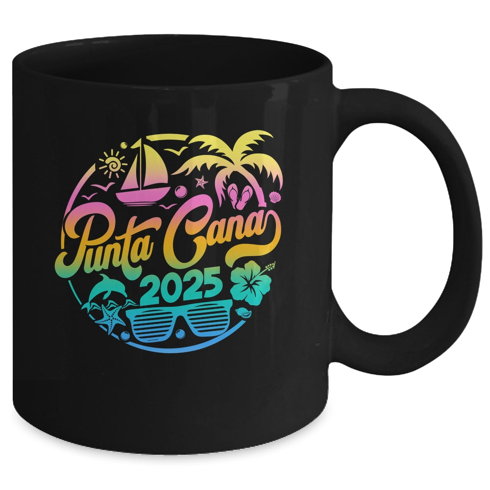 Punta Cana 2025 Family Vacation Beach Matching Group Mug | siriusteestore