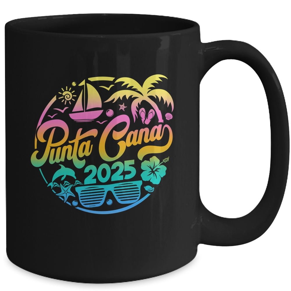 Punta Cana 2025 Family Vacation Beach Matching Group Mug | siriusteestore