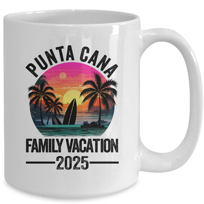 Punta Cana 2025 Family Vacation Matching Dominican Republic Mug | siriusteestore