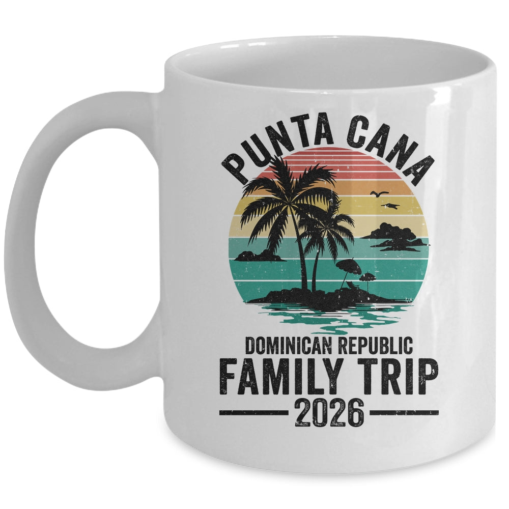 Punta Cana 2026 Dominican Republic Vacation Vintage Mug | siriusteestore