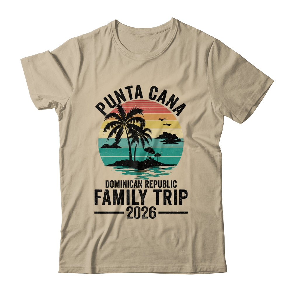 Punta Cana 2026 Dominican Republic Vacation Vintage Shirt & Tank Top | siriusteestore