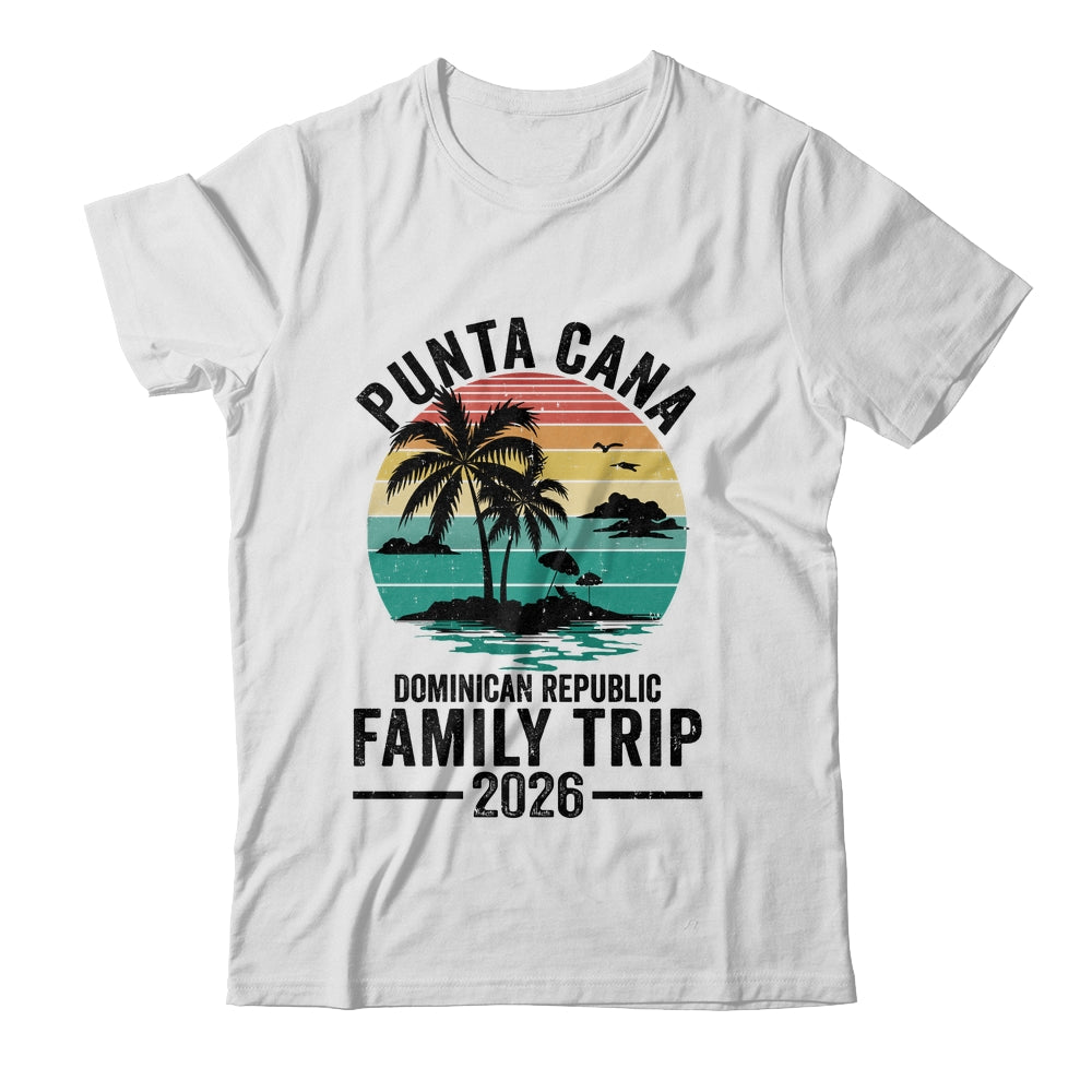 Punta Cana 2026 Dominican Republic Vacation Vintage Shirt & Tank Top | siriusteestore