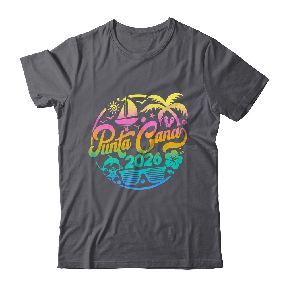 Punta Cana 2026 Family Vacation Beach Matching Group Shirt & Tank Top | siriusteestore