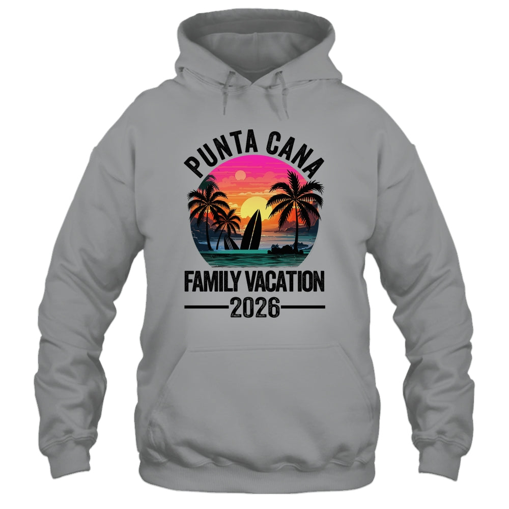 Punta Cana 2026 Family Vacation Matching Dominican Republic Shirt & Tank Top | siriusteestore