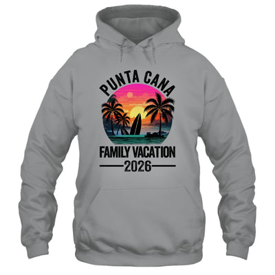 Punta Cana 2026 Family Vacation Matching Dominican Republic Shirt & Tank Top | siriusteestore