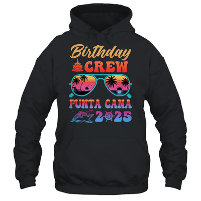 Punta Cana Birthday Crew Vacation Cruise 2025 Summer Trip Group Shirt & Tank Top | siriusteestore