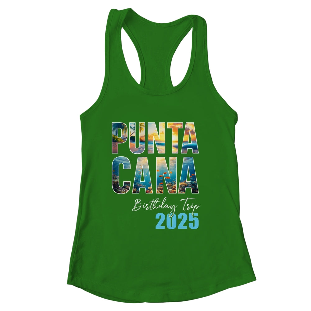 Punta Cana Birthday Trip 2025 Vacation Party Crew Cruise Shirt & Tank Top | siriusteestore