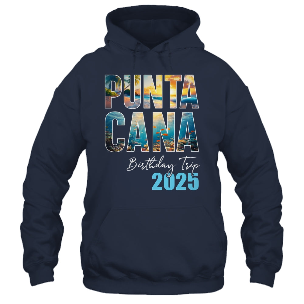 Punta Cana Birthday Trip 2025 Vacation Party Crew Cruise Shirt & Tank Top | siriusteestore