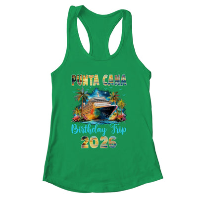 Punta Cana Birthday Trip 2026 Family Birthday Cruise Vacation Shirt & Tank Top | siriusteestore