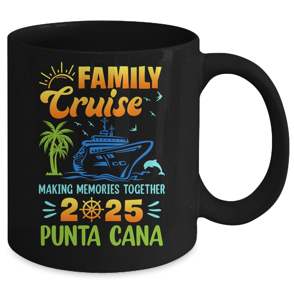 Punta Cana Cruise 2025 Family Friends Group Vacation Matching Mug | siriusteestore