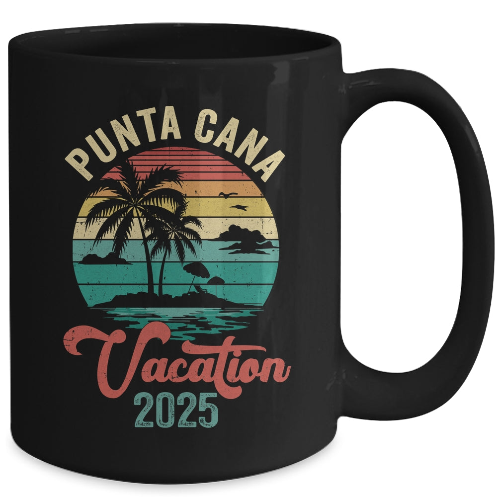 Punta Cana Family Vacation 2025 Matching Dominican Republic Mug | siriusteestore
