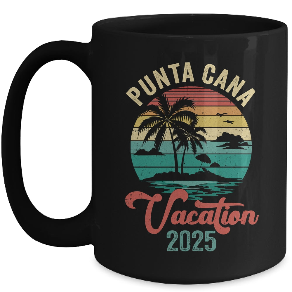 Punta Cana Family Vacation 2025 Matching Dominican Republic Mug | siriusteestore